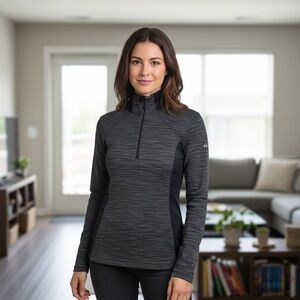 Columbia Women's Charcoal Long Sleeve Top